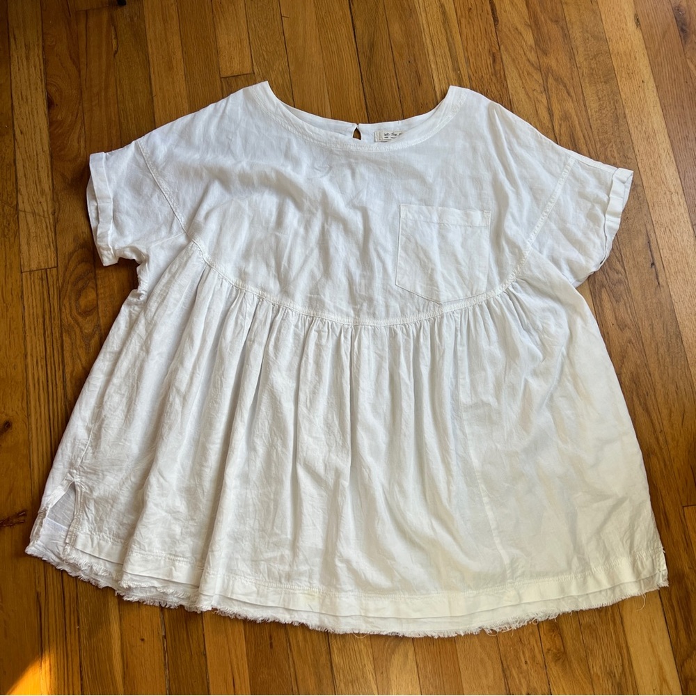 We the free white baby doll dress